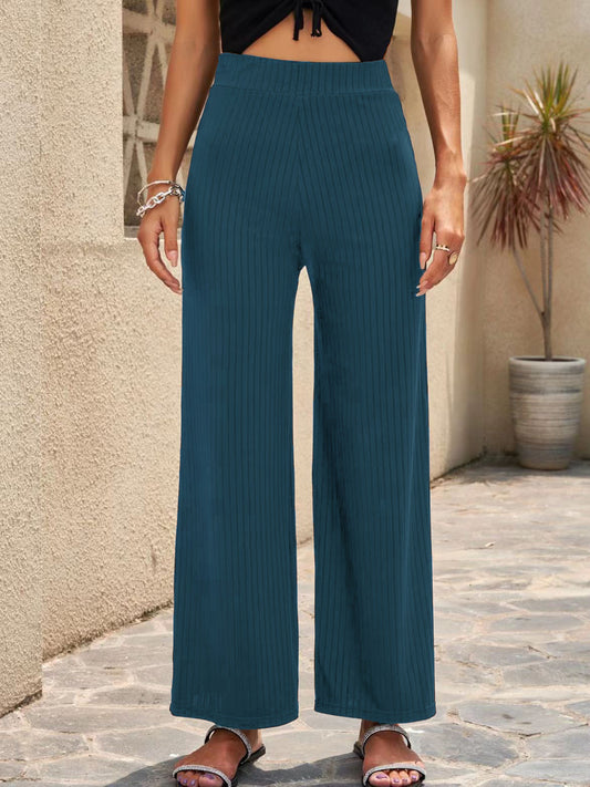 Stretch Wide-Leg Pants by Sophie Laurie