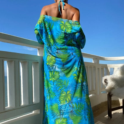 Vibrant Floral Sophie Laurie Long Sleeve Bikini Set