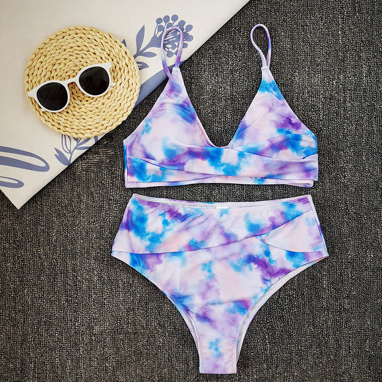 Strappy Solid Bikini by Sophie Laurie