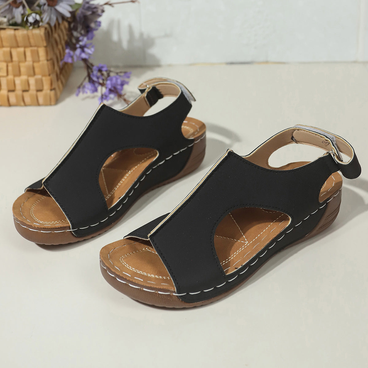 Comfort Wedge Sandals by Sophie Laurie