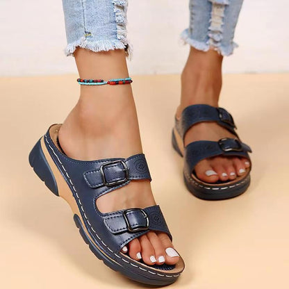 Chic Wedge Sandals by Sophie Laurie
