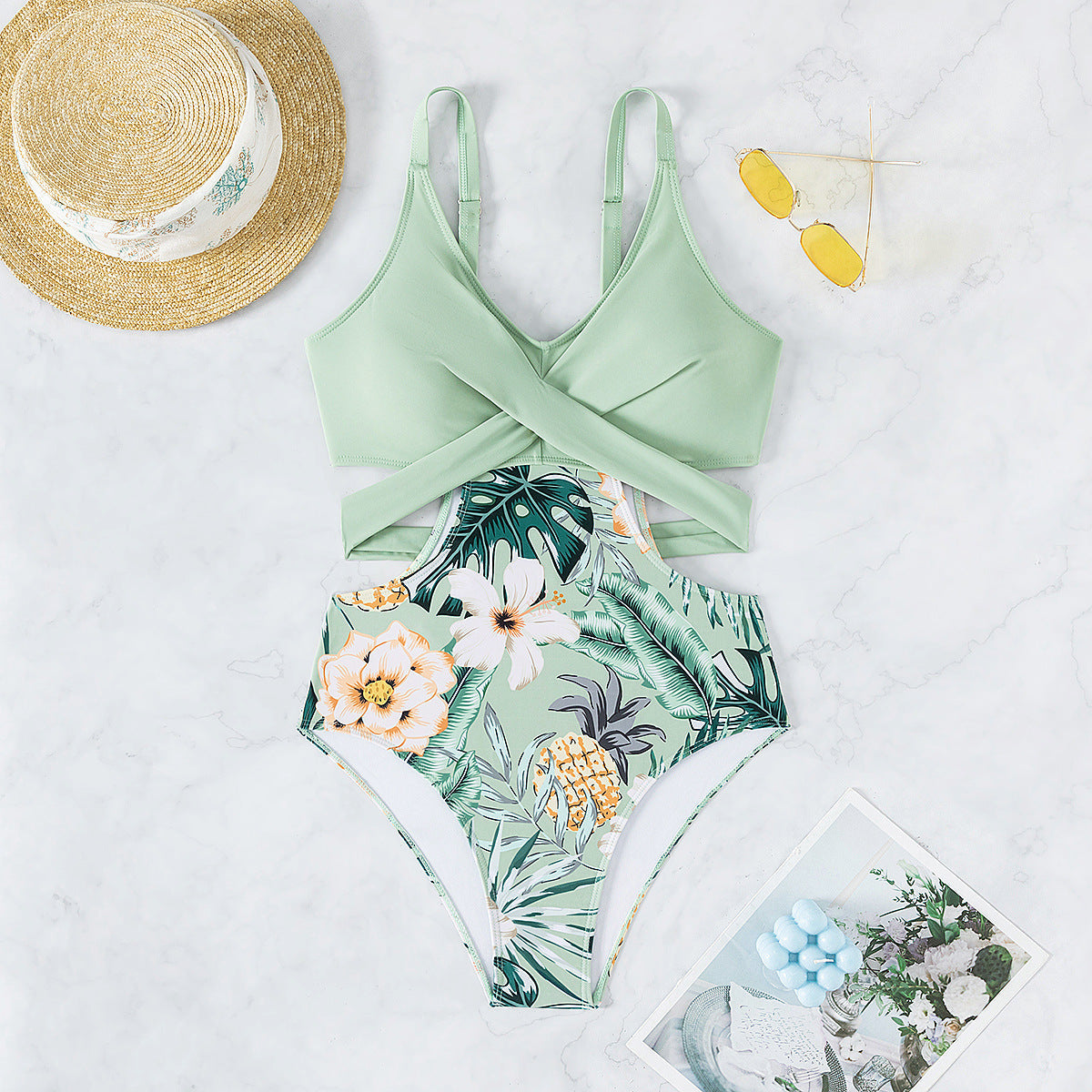 Chic Hollow Out Sophie Laurie One-Piece Bikini