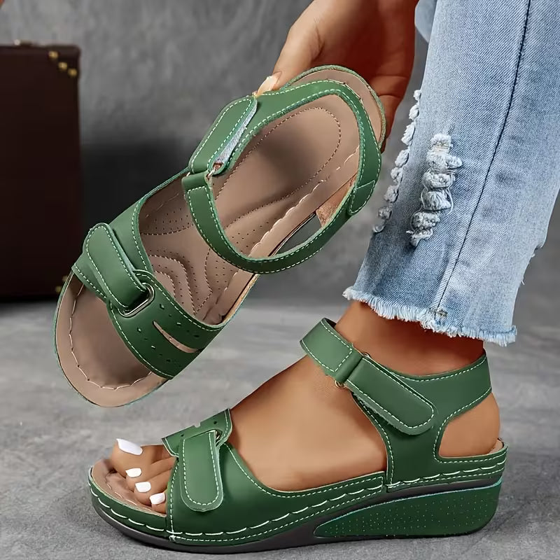 Comfort Wedge Sophie Laurie Perfect-Fit Strap Sandals
