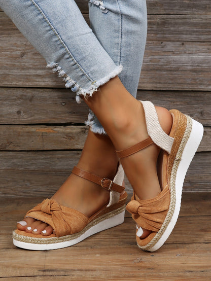 Chic Platform Sandals by Sophie Laurie