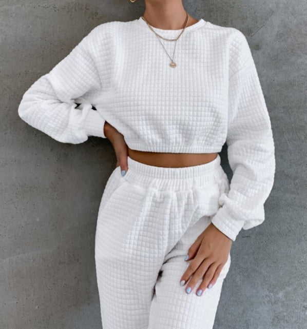 Textured Cozy Sophie Laurie Women’s Lounge Set