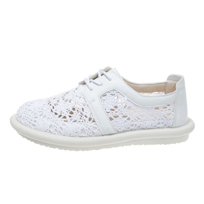 Breathable Crochet Sophie Laurie Casual Flat Shoes