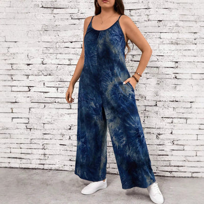 Chic Printed Sleeveless Jumpsuit by Sophie Laurie