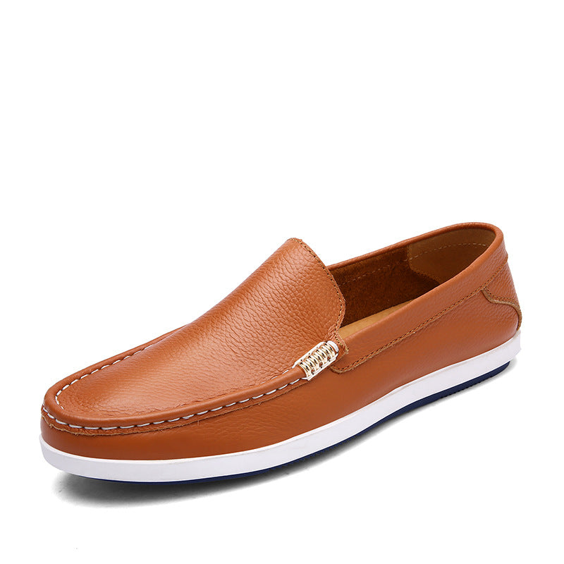 Breathable Leather Loafers Sophie Laurie Men’s Shoes