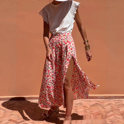 Elegant Floral Sophie Laurie Everyday Maxi Skirt