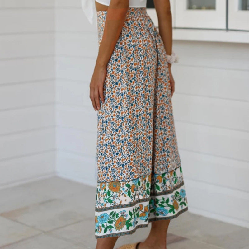 Floral Print Sophie Laurie Straight-Leg Pants