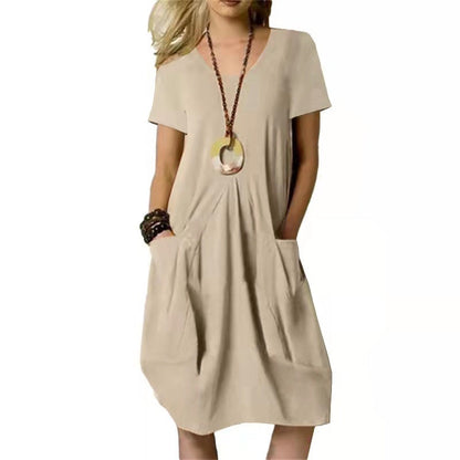 Effortless Cotton Linen Dress Sophie Laurie