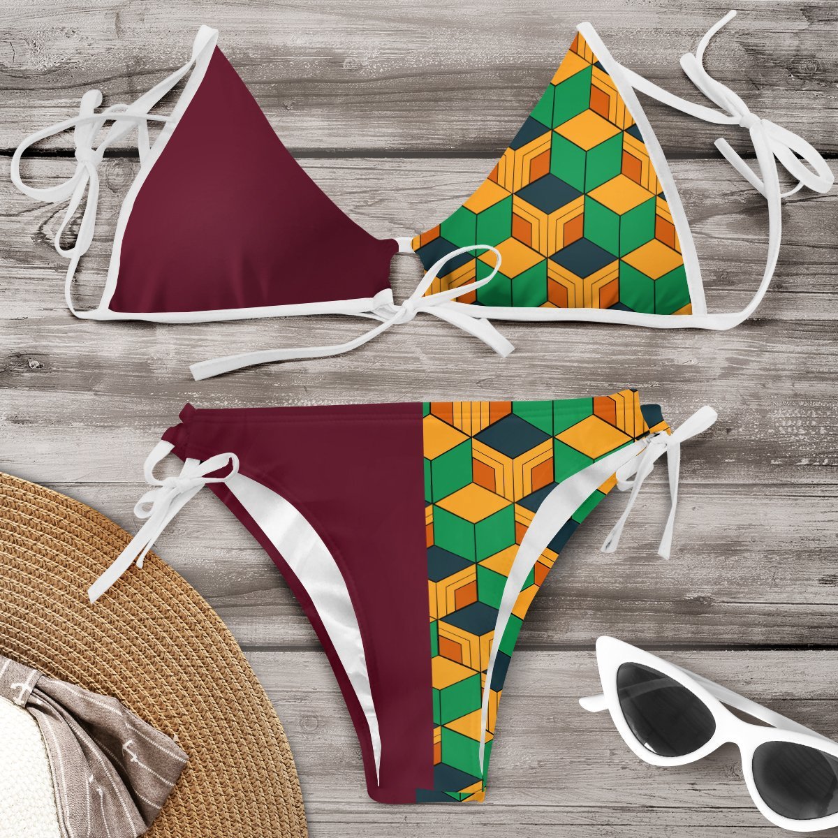 Vibrant Pinterest-Inspired Sophie Laurie Bikini Set