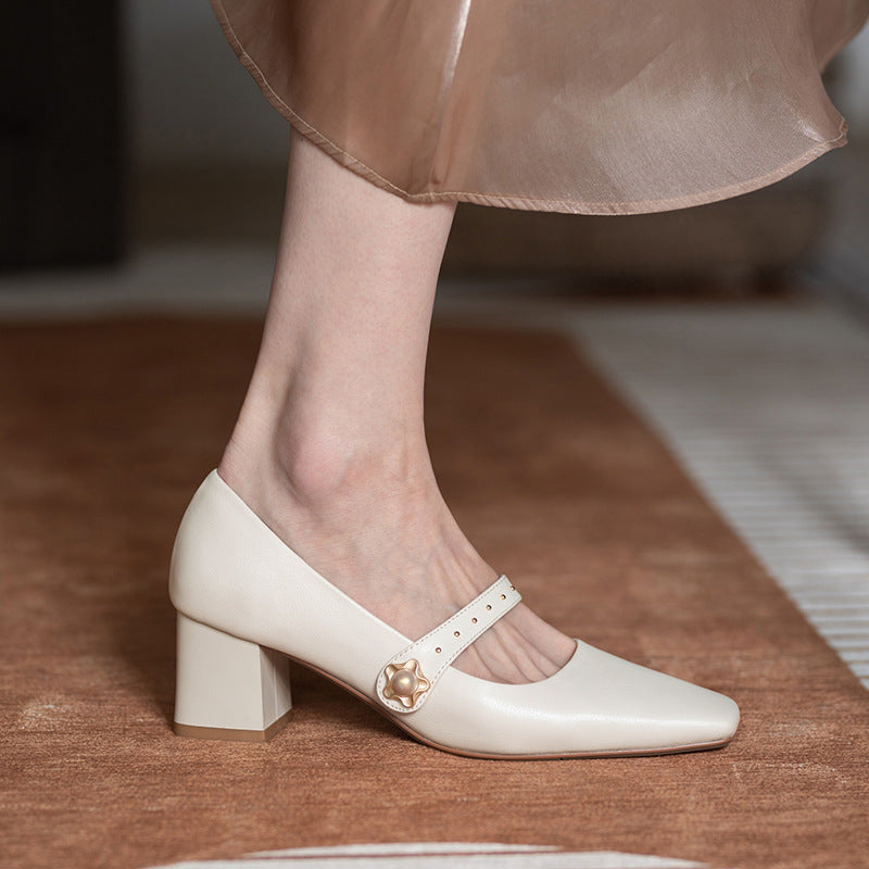 Classic Mary Jane Heels by Sophie Laurie