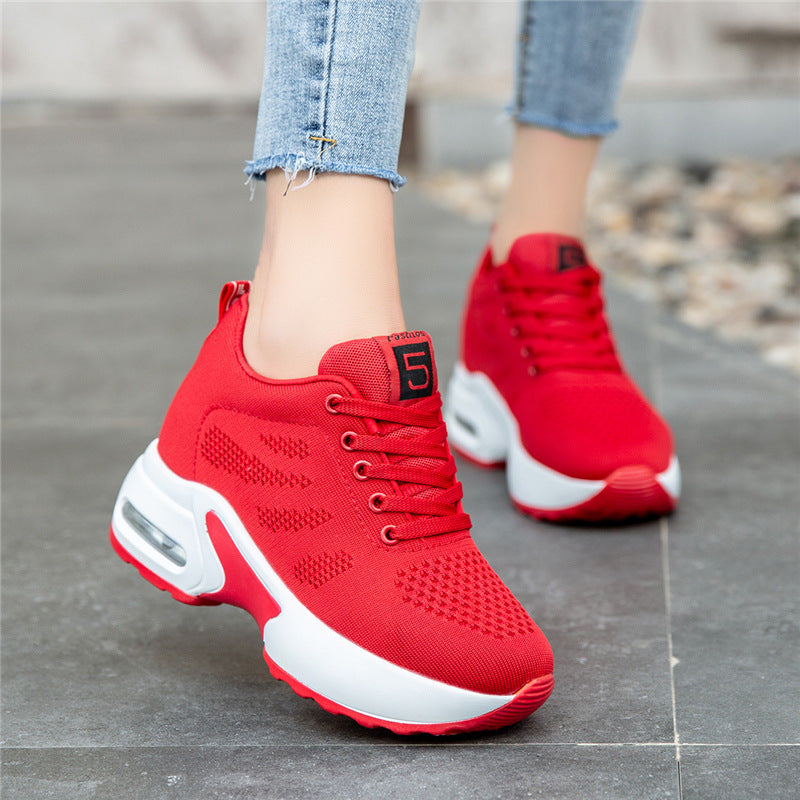 Breathable Mesh Platform Sneakers Sophie Laurie
