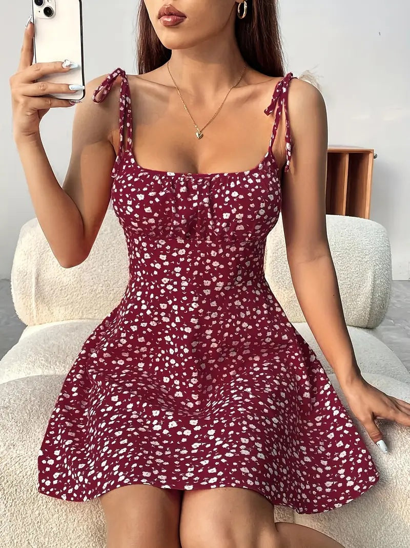 Chic Floral Strap Dress by Sophie Laurie