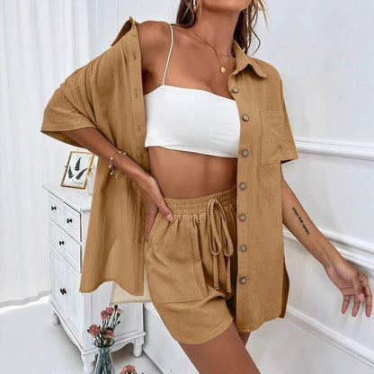 Chic Sophie Laurie Shirt & Shorts Set