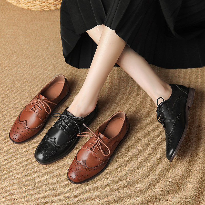 Classic British Lace-Up Shoes by Sophie Laurie