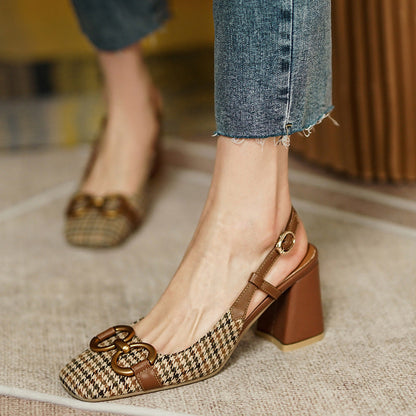 Vintage Block Heel Pumps Sophie Laurie