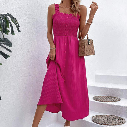 Chic Rose High Waist Dress by Sophie Laurie
