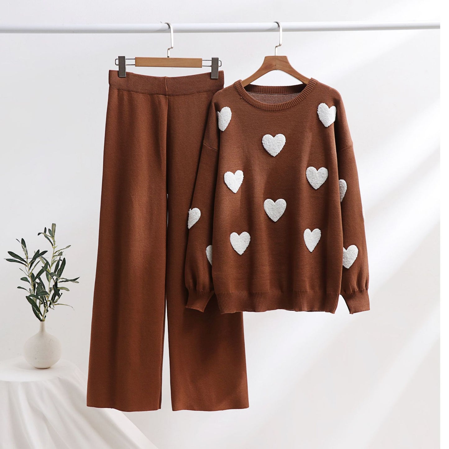 Chic Heart Knit Set by Sophie Laurie