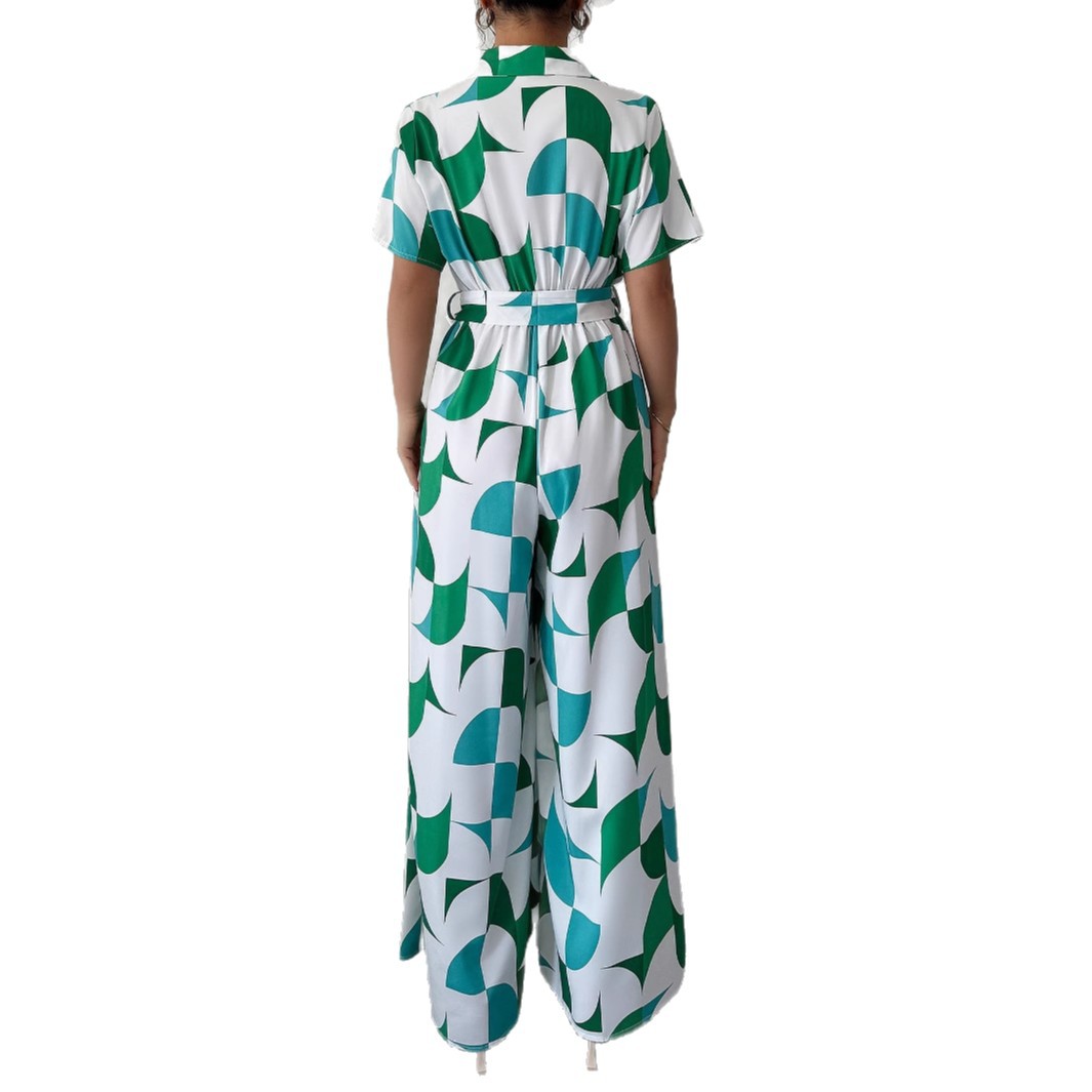 Chic Green Sophie Laurie Wide Leg Jumpsuit