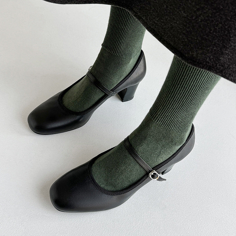 Retro Mary Jane Heels by Sophie Laurie