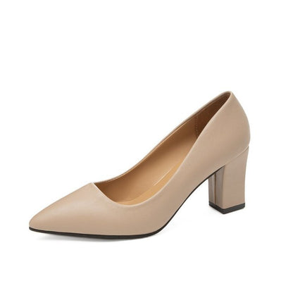 Chic Pointed High Heels by Sophie Laurie