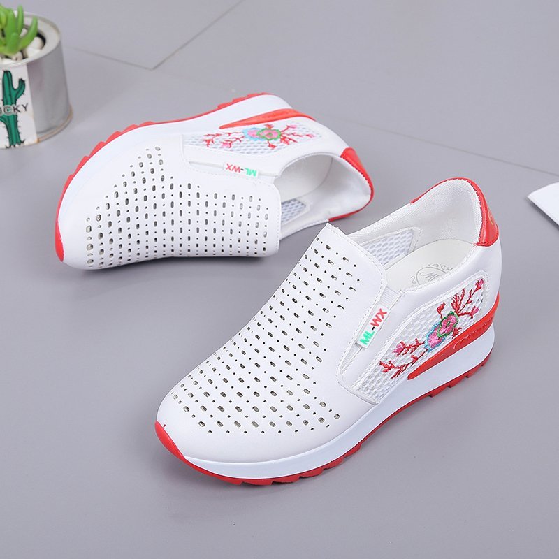 Embroidered Slip-On Loafers by Sophie Laurie