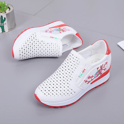 Embroidered Slip-On Loafers by Sophie Laurie