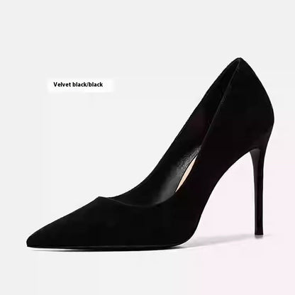 Elegant Sophie Laurie Leather Stiletto Heels
