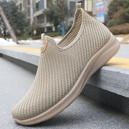 Breathable Sophie Laurie Men's Flyknit Sneakers