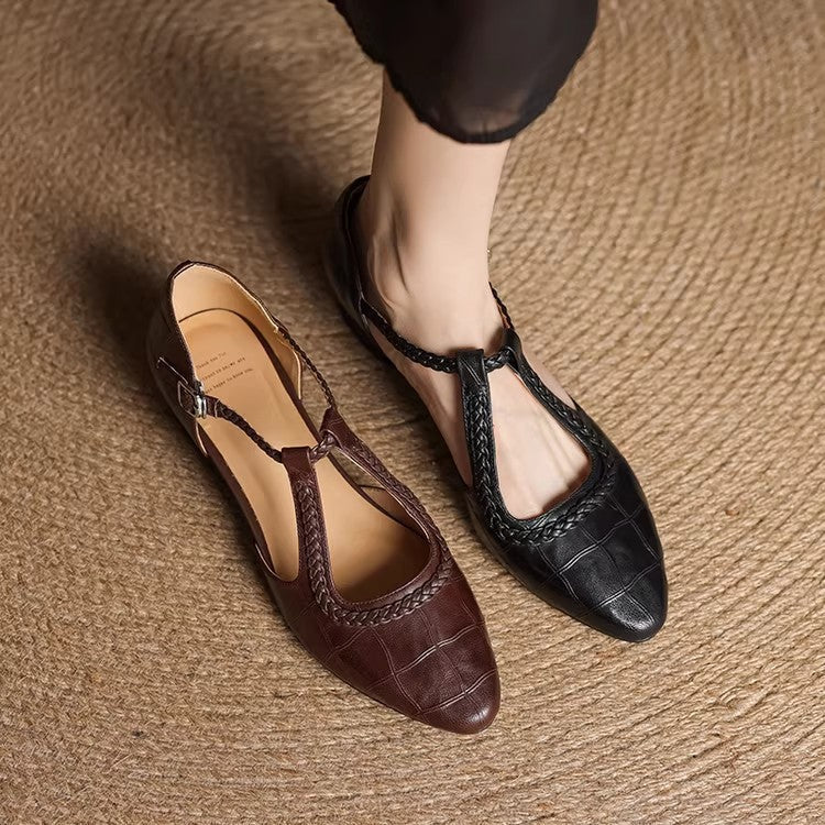 Retro Mary Jane Chunky Heels by Sophie Laurie