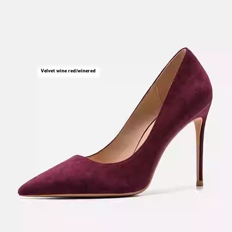 Elegant Sophie Laurie Leather Stiletto Heels