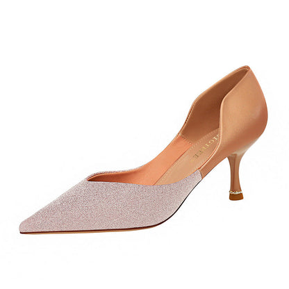 Elegant Color Block Heels by Sophie Laurie