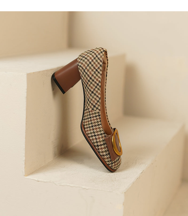 Chic Bow Metal Heels by Sophie Laurie