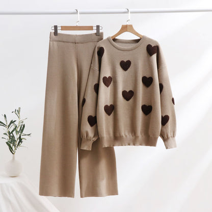 Chic Heart Knit Set by Sophie Laurie