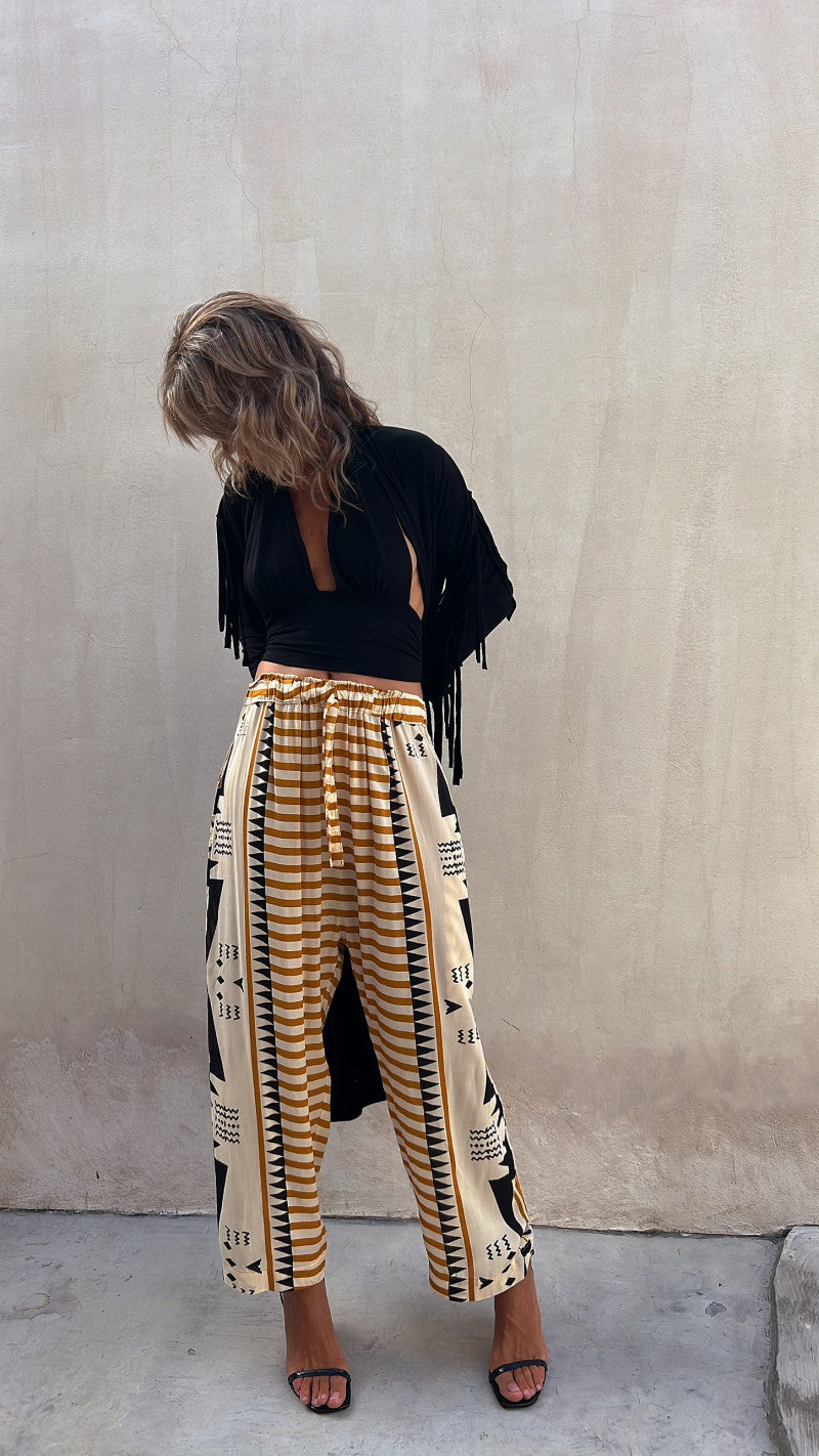 Boho Print Sophie Laurie Harem Pants