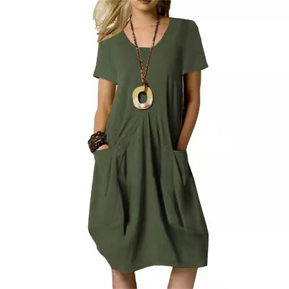 Effortless Cotton Linen Dress Sophie Laurie
