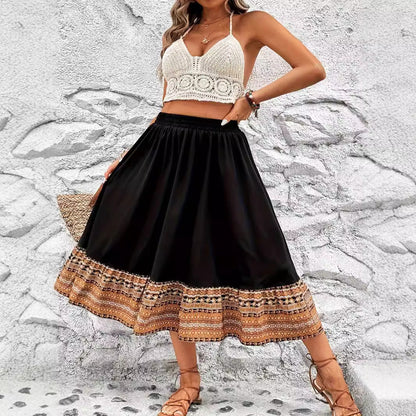 Boho A-Line Maxi Skirt by Sophie Laurie