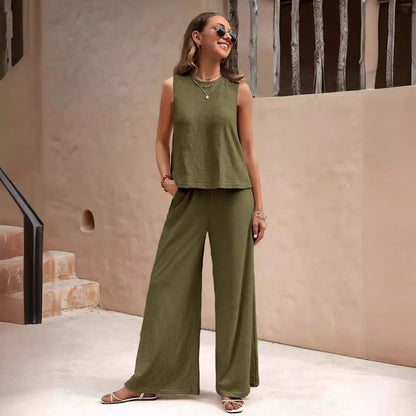 Elegant Loose Cotton Set by Sophie Laurie
