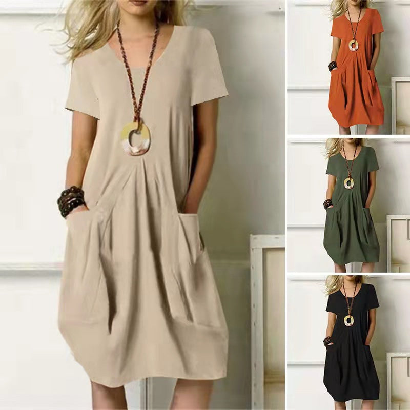 Effortless Cotton Linen Dress Sophie Laurie