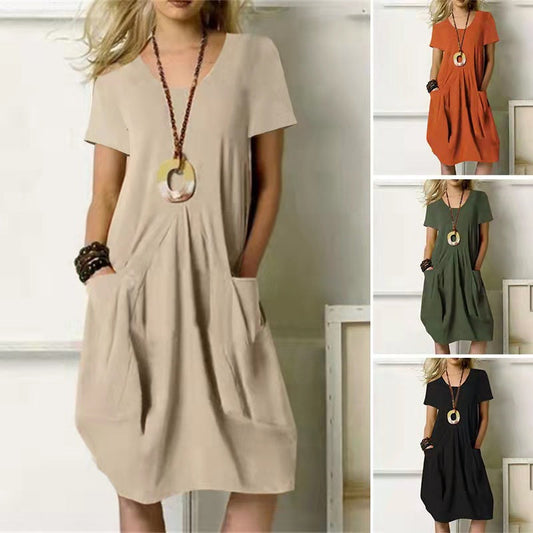 Effortless Cotton Linen Dress Sophie Laurie