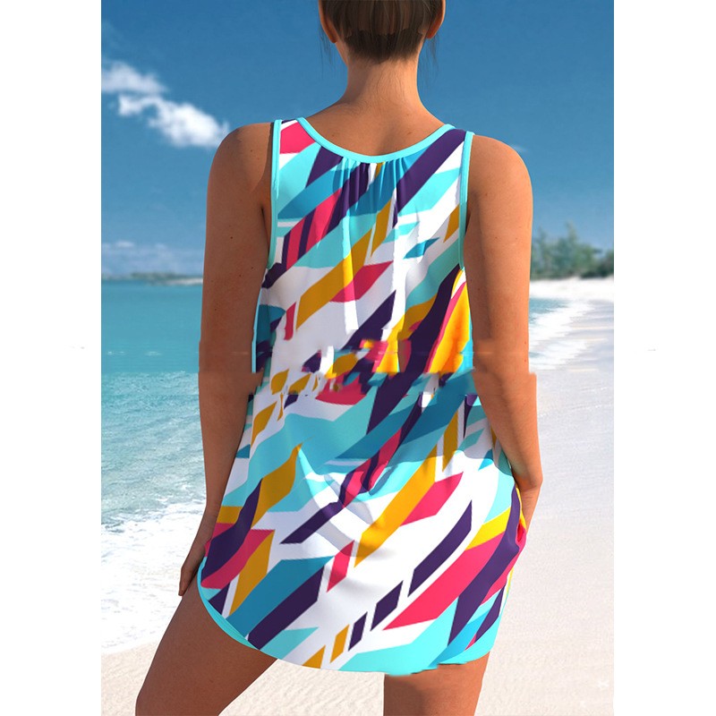 Chic Plus Size Printed Bikini by Sophie Laurie