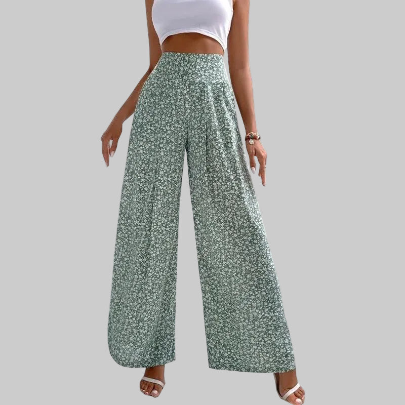 Floral Wide Leg Sophie Laurie Casual Pants