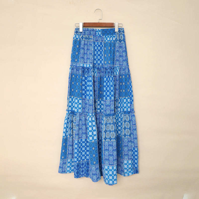 Bohemian Print Sophie Laurie Maxi Skirt