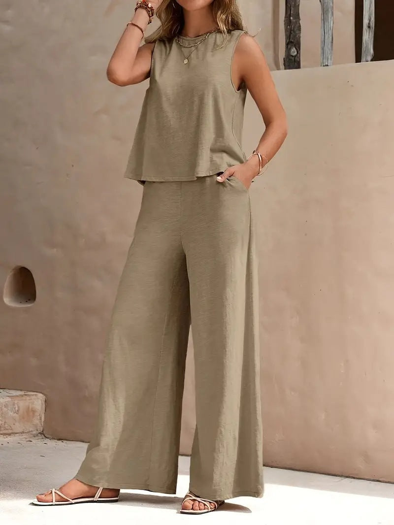 Elegant Loose Cotton Set by Sophie Laurie