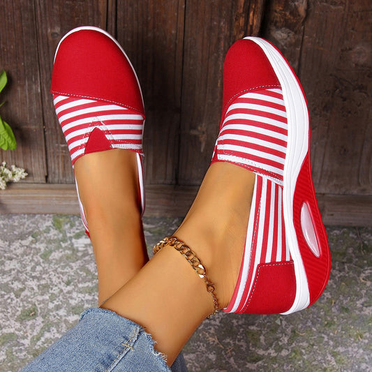 Striped Lightweight Slip-On Sophie Laurie Women's Shoes
