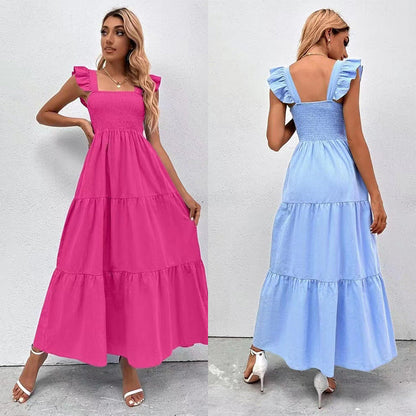 Chic Ruffle Maxi Dress by Sophie Laurie