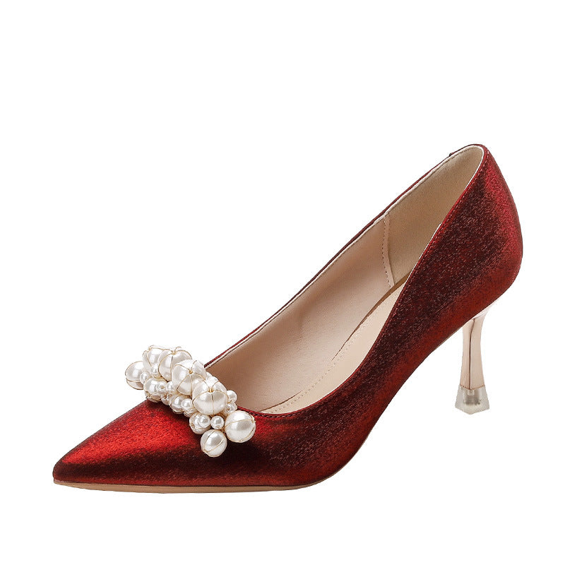 Elegant Sophie Laurie Rhinestone Wedding Heels