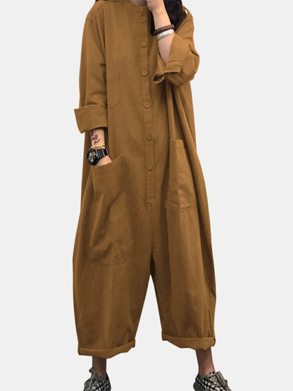 Relaxed Multi Pocket Jumpsuit by Sophie Laurie